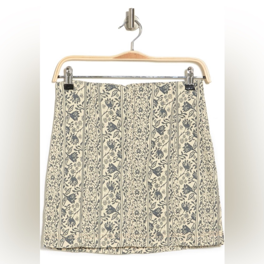 Free People Modern Femme Denim Miniskirt